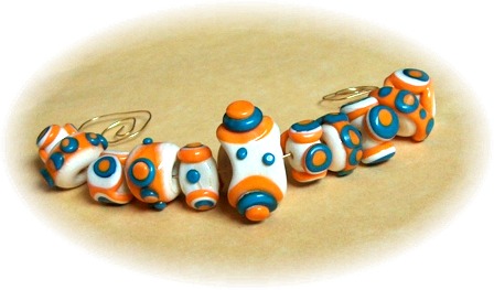 Lampwork Beads Santa Fe Celebration