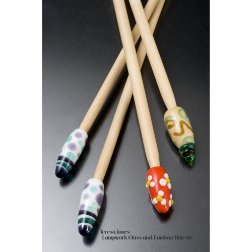 Glass and Bamboo Hairstix